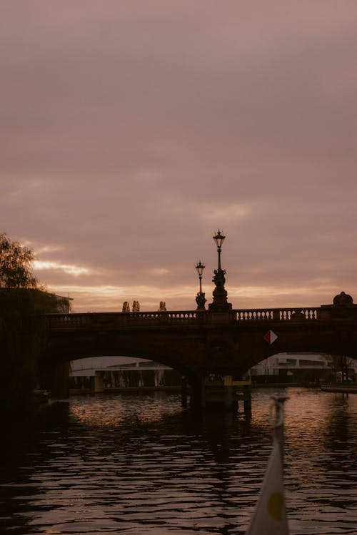 Moltkebrucke Bridge at Dusk