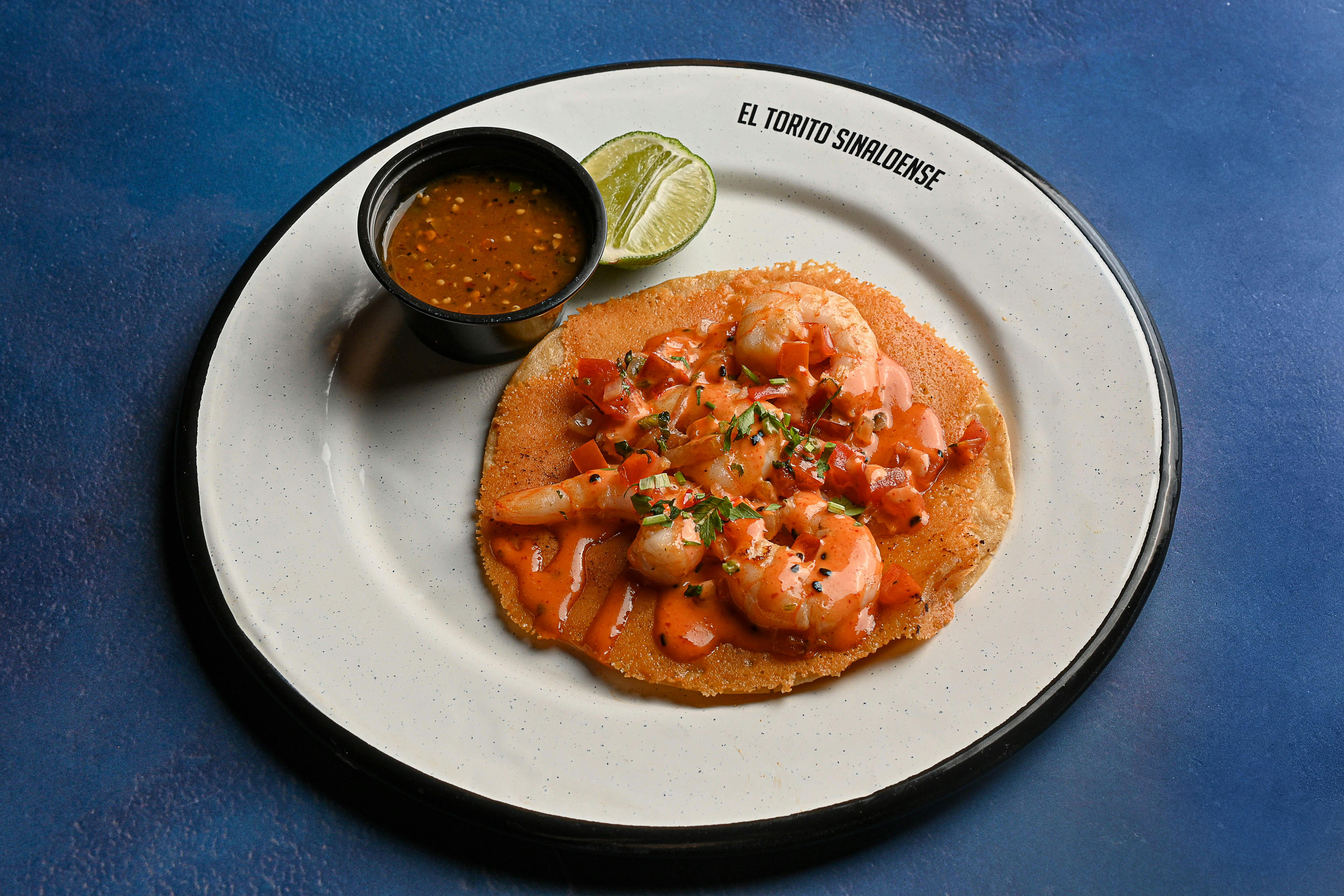 Shrimp Tostada