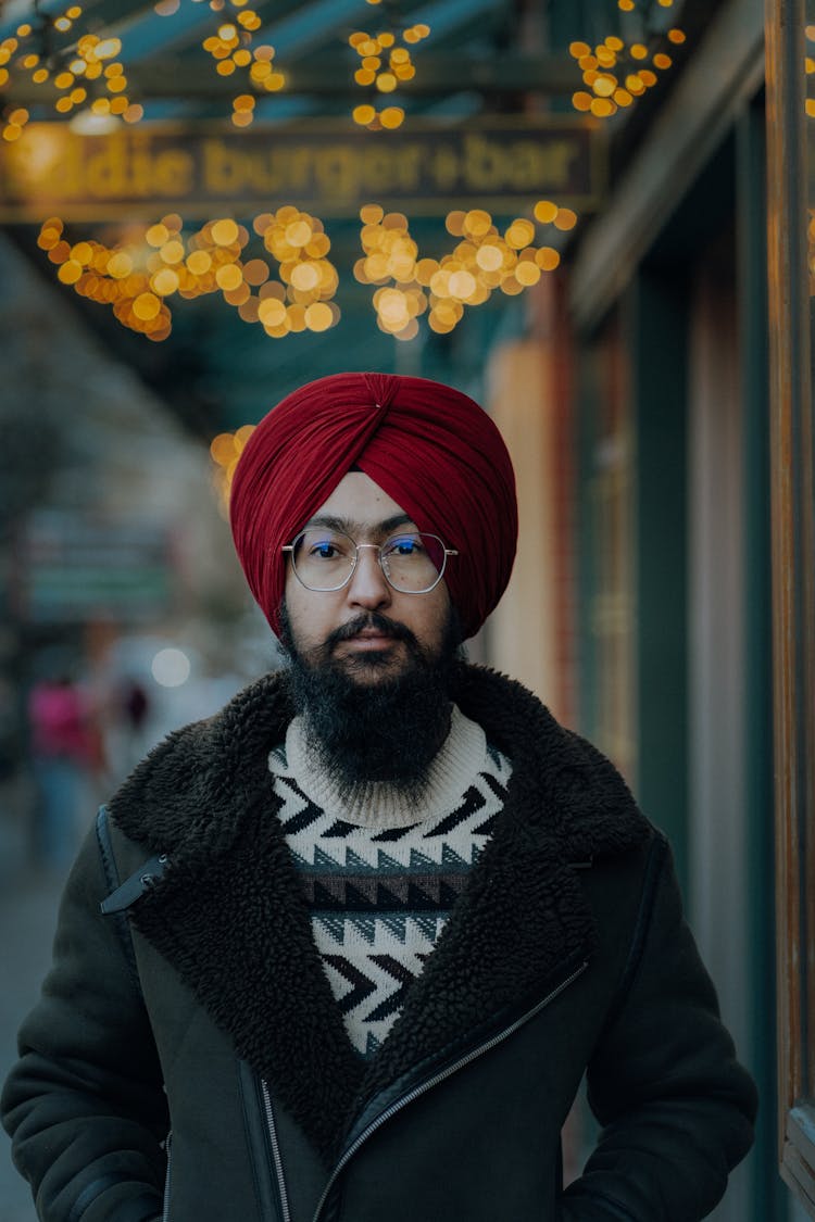 Portrait Of Man In Turban