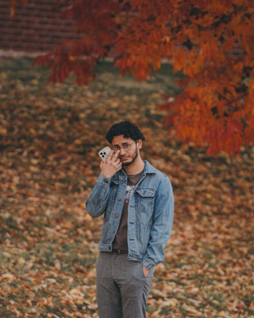 Gratis stockfoto met bekers, denim jacket, herfst