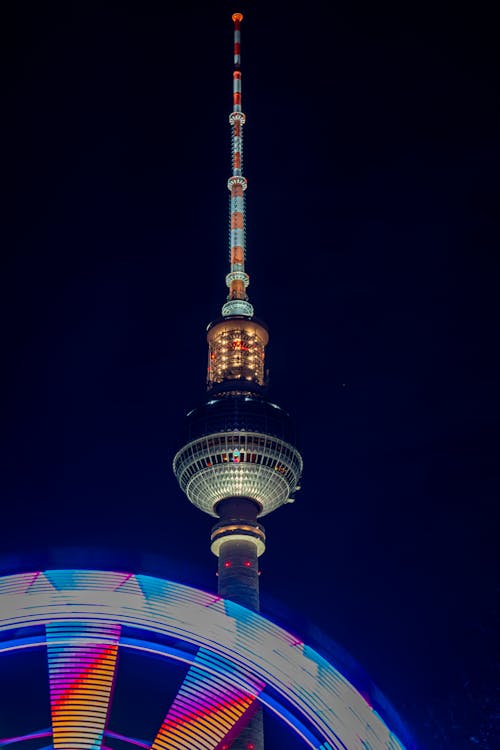 Fernsehturm Structure in Berlin in Germany