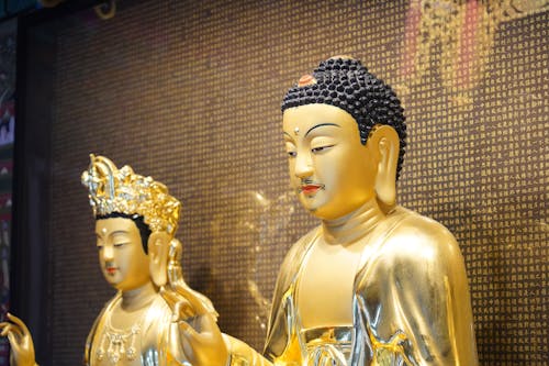 Бесплатное стоковое фото с будда, буддист, золотой