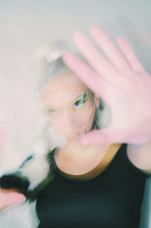 Blurred Motion Portrait of a Woman