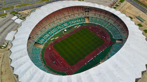 Ingyenes stockfotó abidjan, alassane ouattara stadion, állványok témában