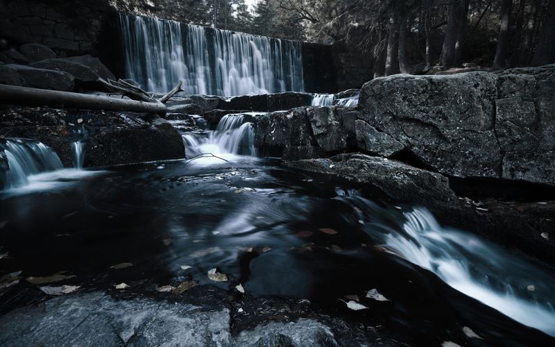 Bridge and Waterfall · Free Stock Photo