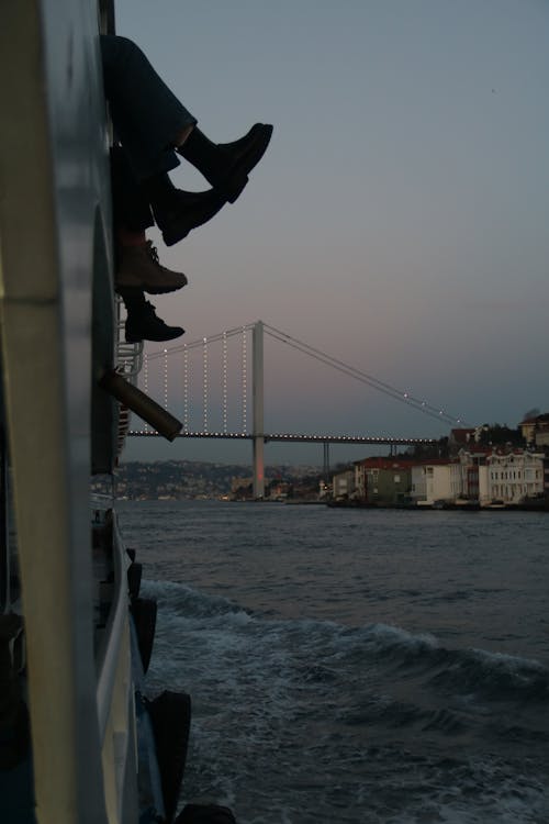 Foto stok gratis feri, Istanbul, jembatan fosfor