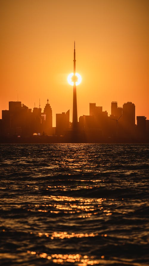 Skyline of Toronto at Sunset