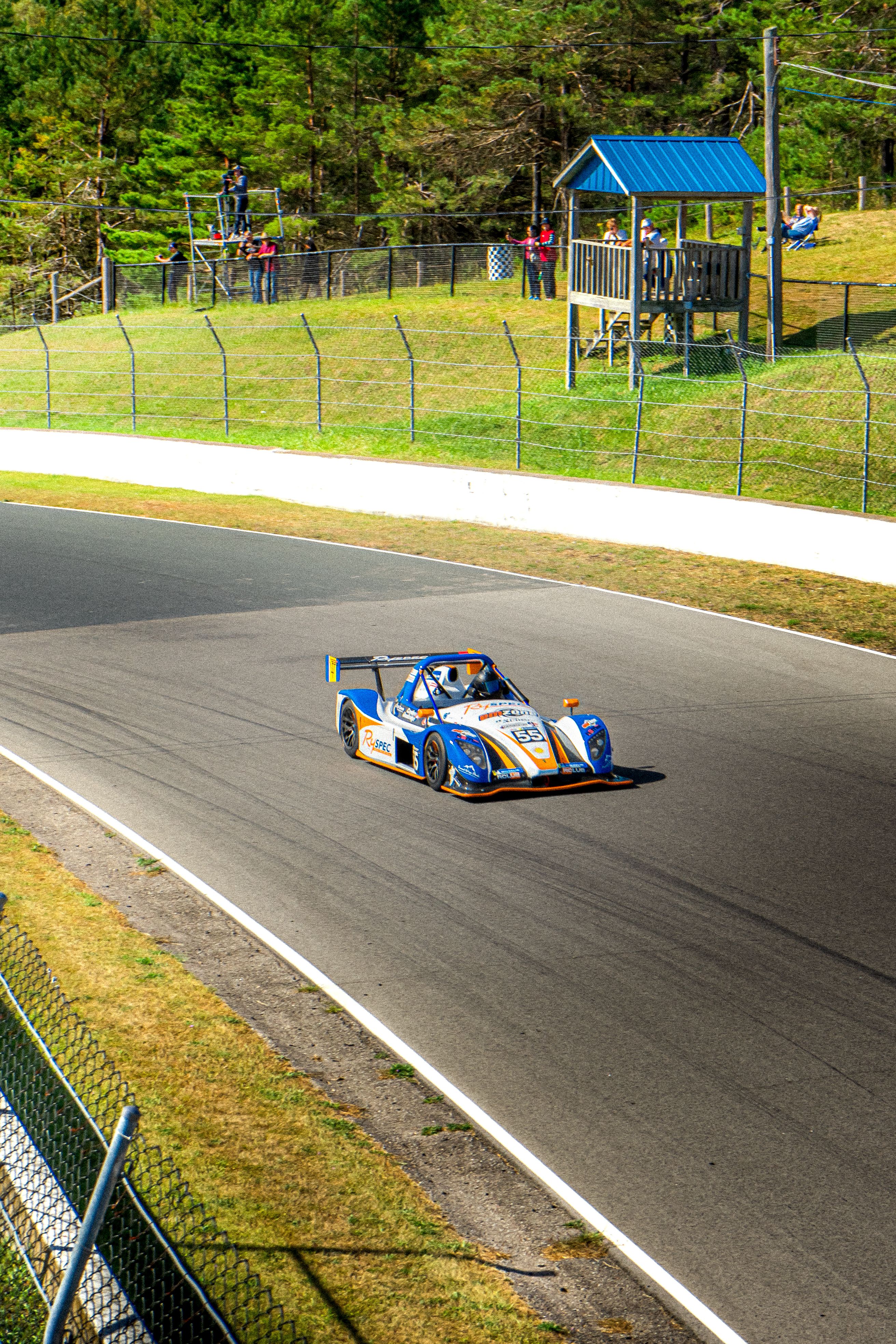 A Racing Car on a Track · Free Stock Photo