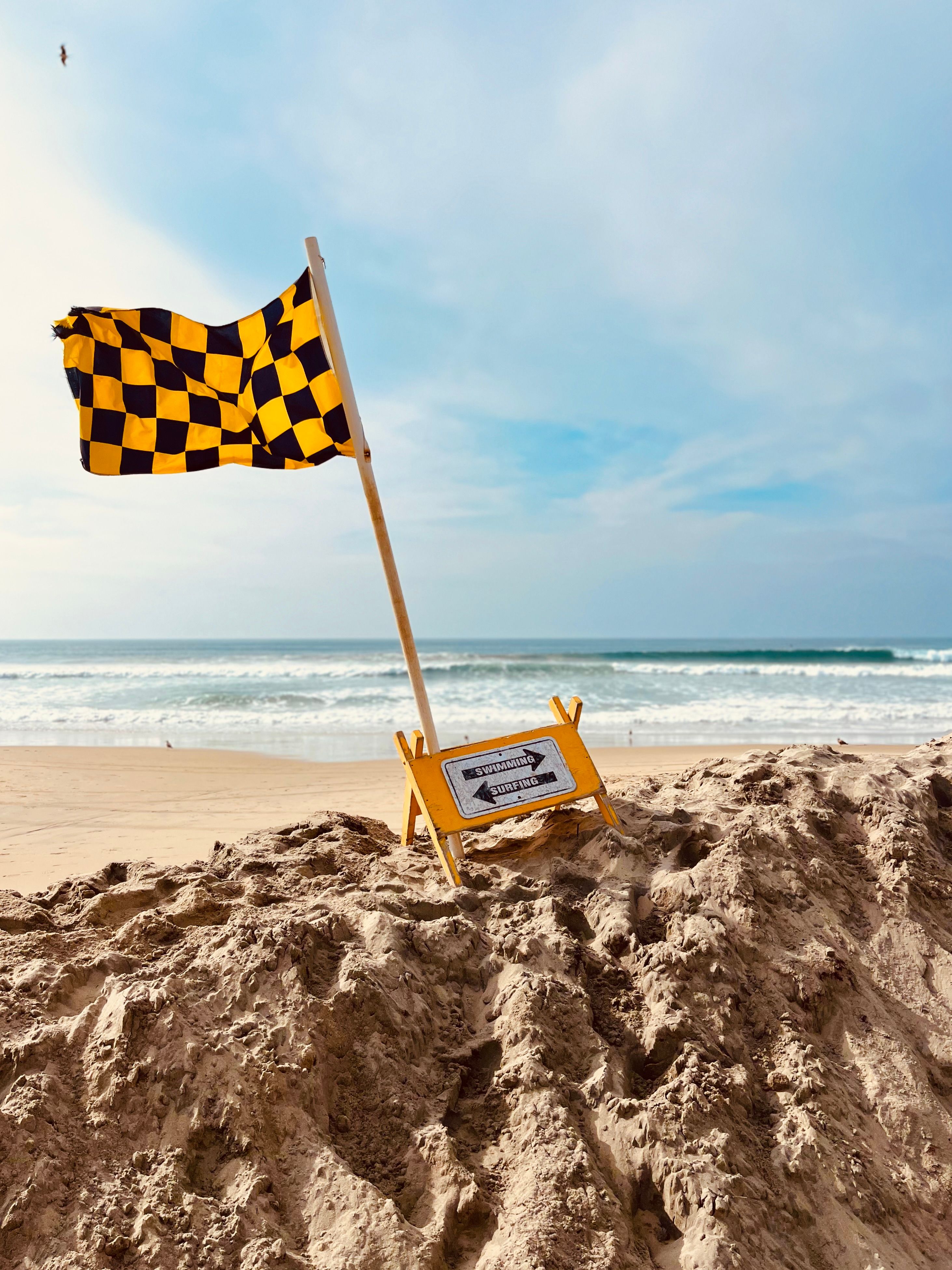 Gratis Immagine gratuita di aria aperta, avvertimento, avviso spiaggia Foto a disposizione