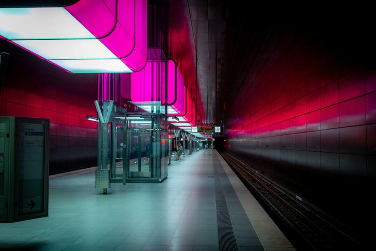 HafenCity Universitat Station In Hamburg, Germany