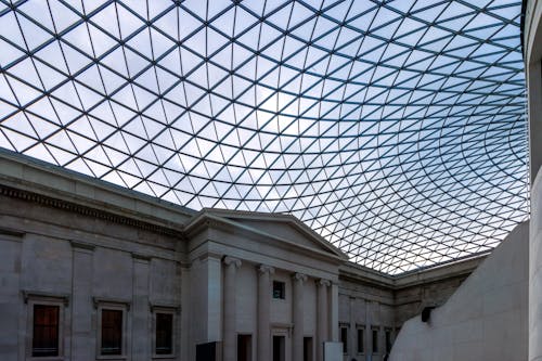 Glass Ceiling in British Museum in London