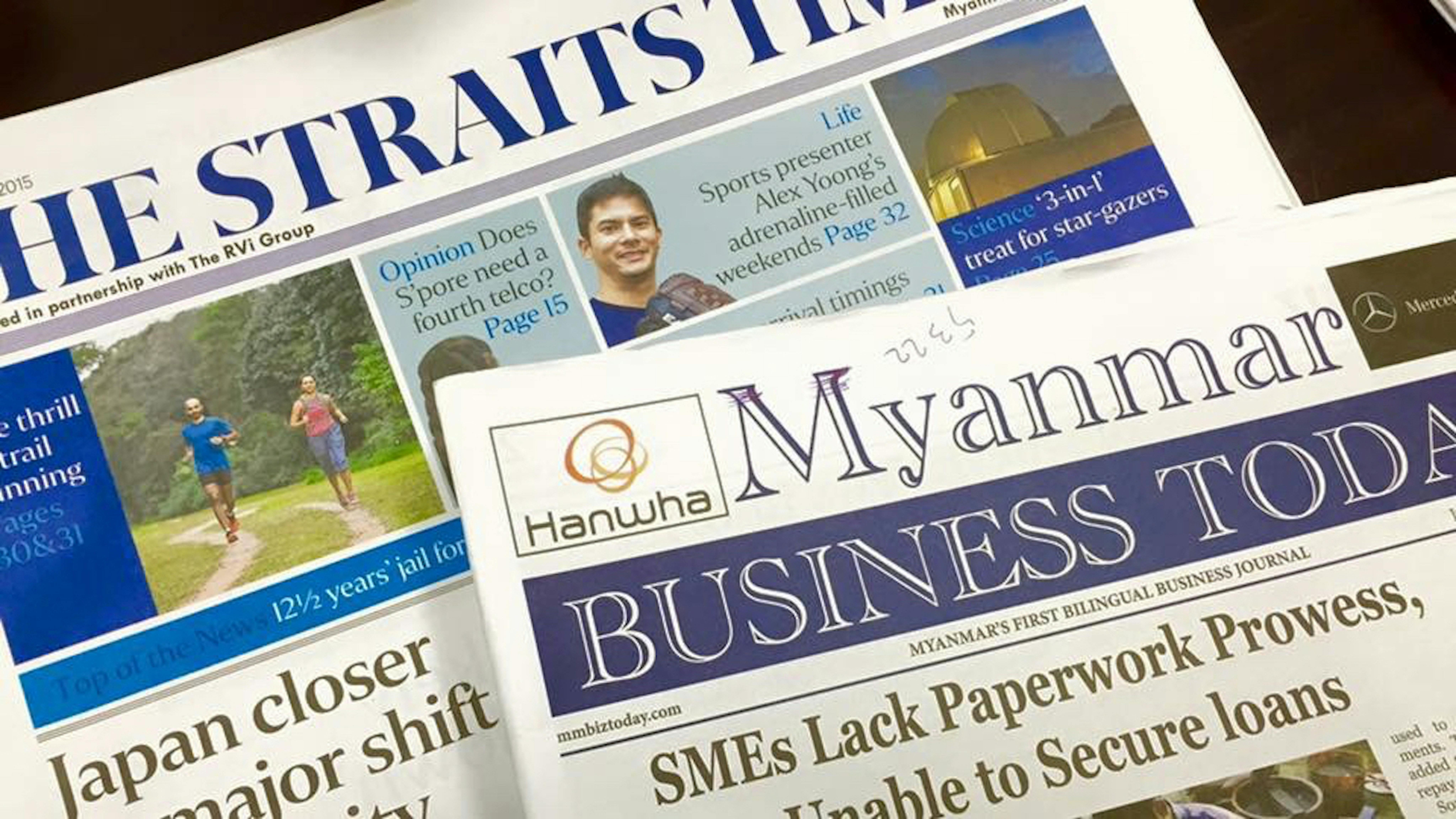 Free Stock Photo Of Myanmar News Newspaper