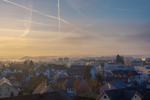 Základová fotografie zdarma na téma domy, letecká fotografie, města