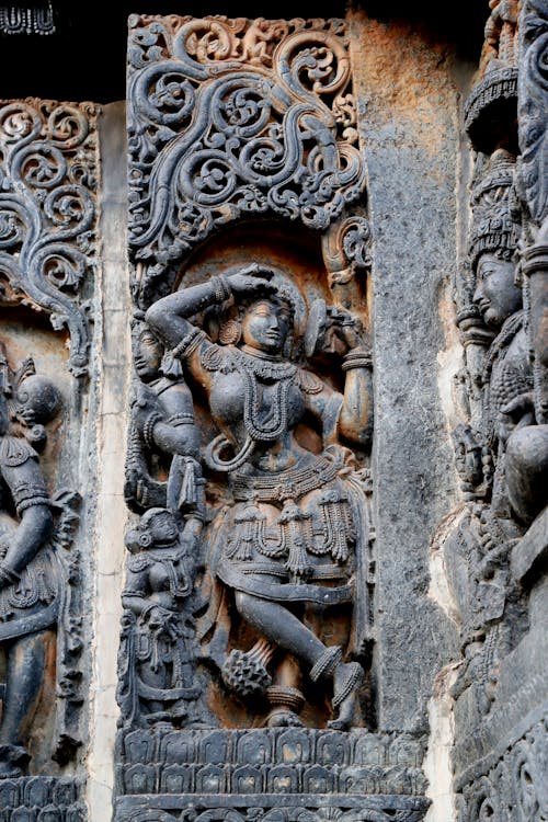Ornate Reliefs at the Hoysaleshwara Temple