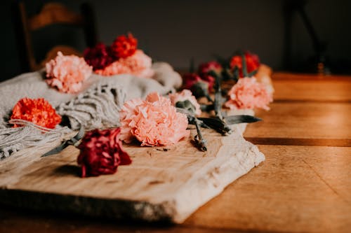 テーブルの上の花
