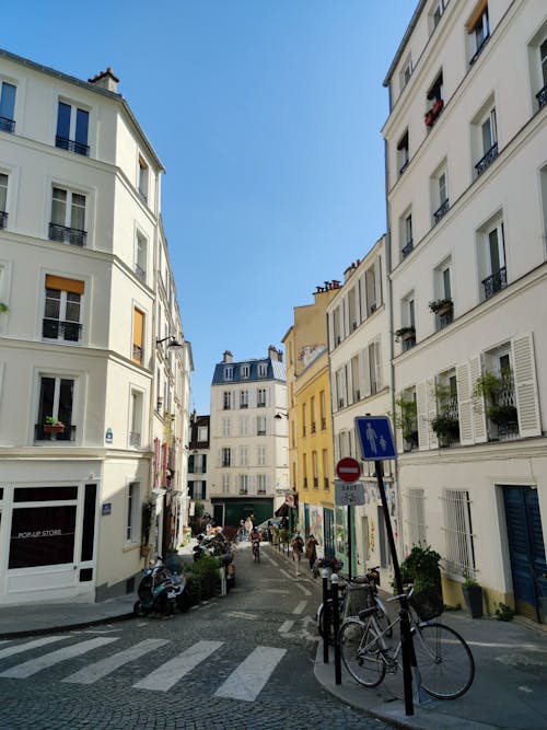 Cobblestone Street in Town