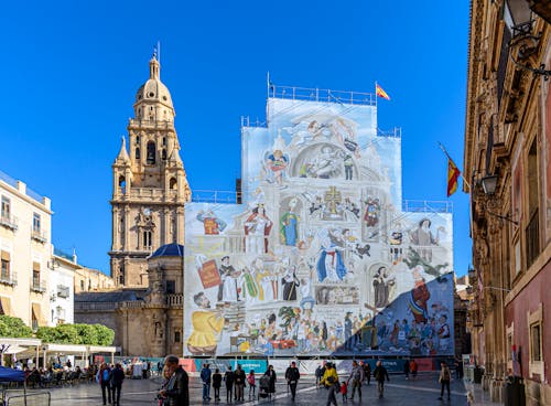 Cathedral in Sunlight in Murcia 