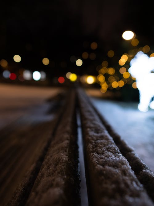 Ilmainen kuvapankkikuva tunnisteilla bench, bokeh, christmas