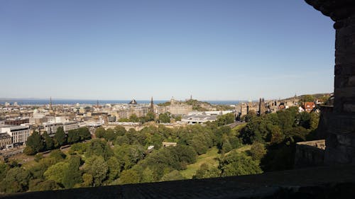 View of Edinburgh in Sunlight
