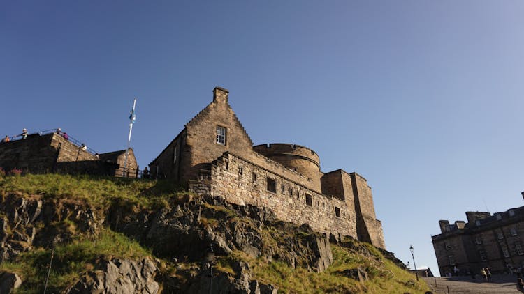 Castle On A Hill In Edinburgh 