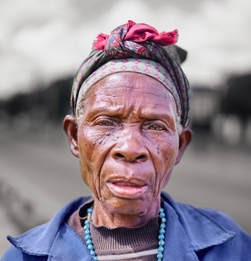 Kostnadsfri bild av afrikansk, äldre kvinna, ansikte
