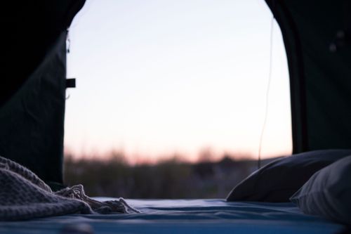 Free stock photo of pillow, tent Stock Photo