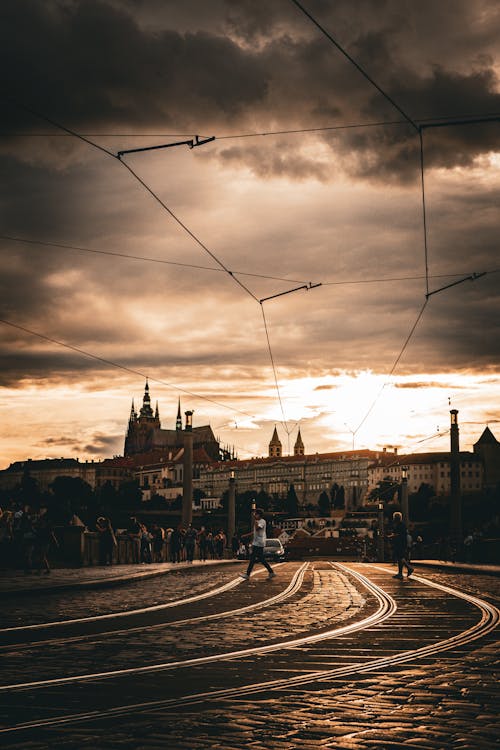 垂直拍攝, 城市街道, 布拉格 的 免費圖庫相片