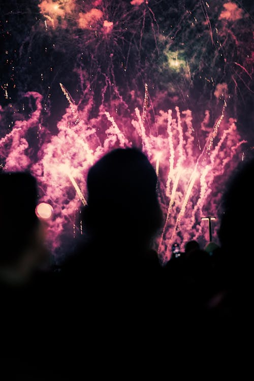 Free stock photo of celebration, fireworks, foreground