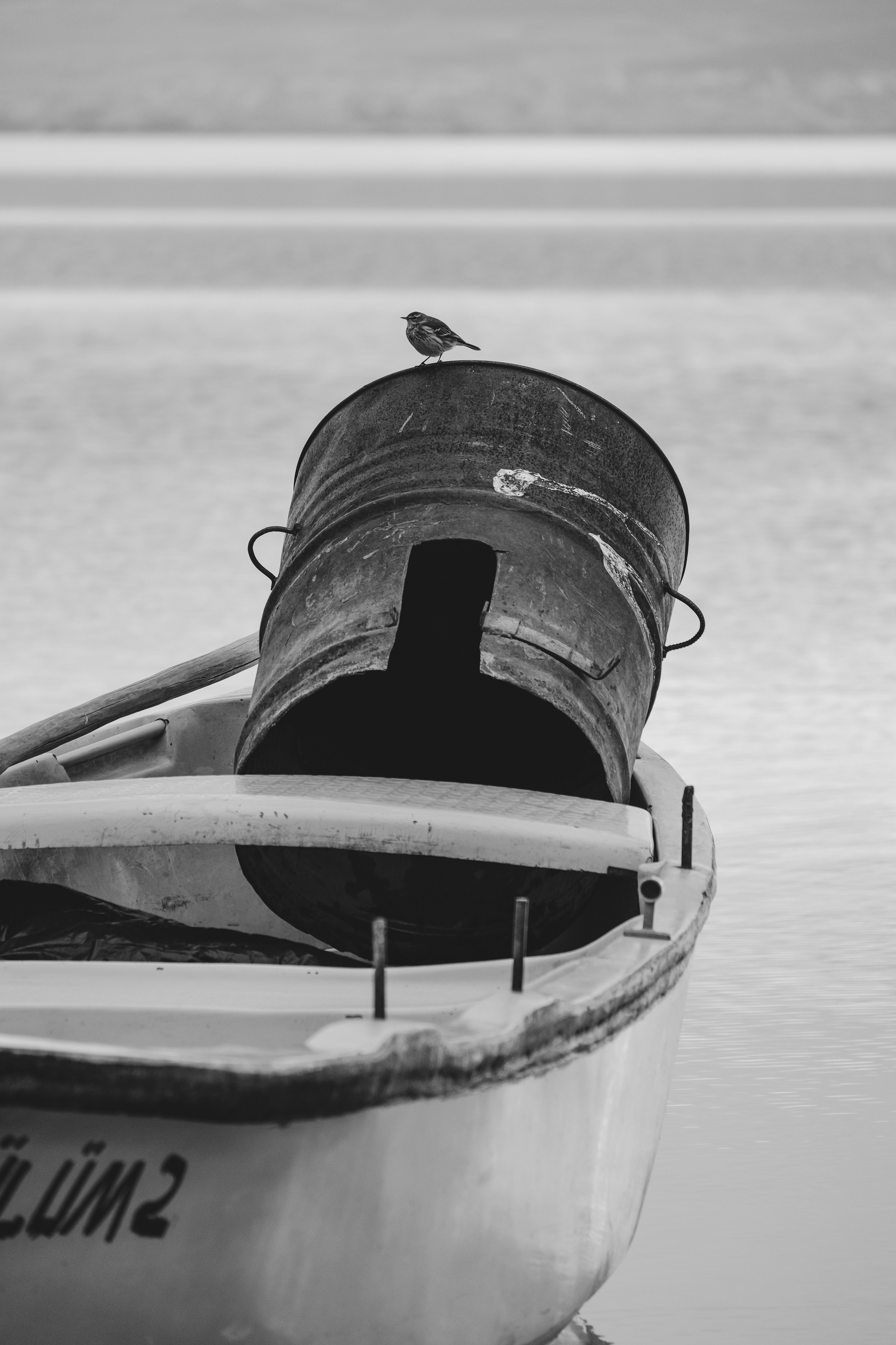 Henry's Boating Bucket - White / Barbados Blue main image 0