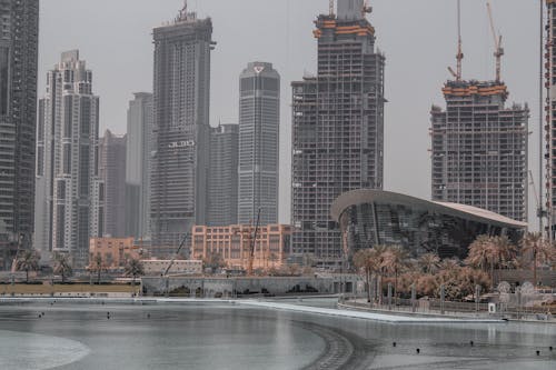 Skyscrapers in Skyline of Dubai, UAE