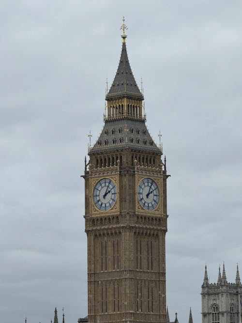 倫敦, 倫敦大笨鐘, 垂直拍摄 的 免费素材图片