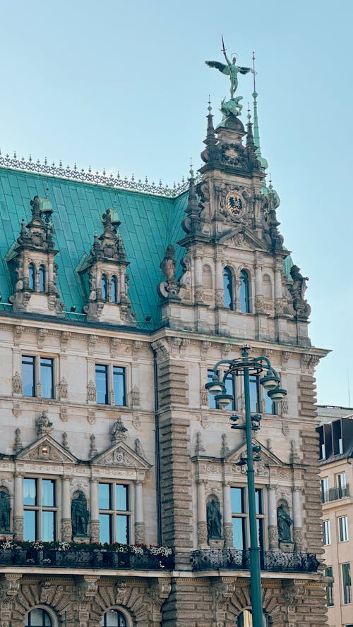 Hamburg City Hall Facade