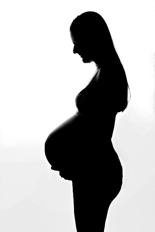gebe, maternity, siluet içeren Ücretsiz stok fotoğraf