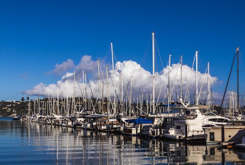 Gratis stockfoto met baai, boten, grote boten