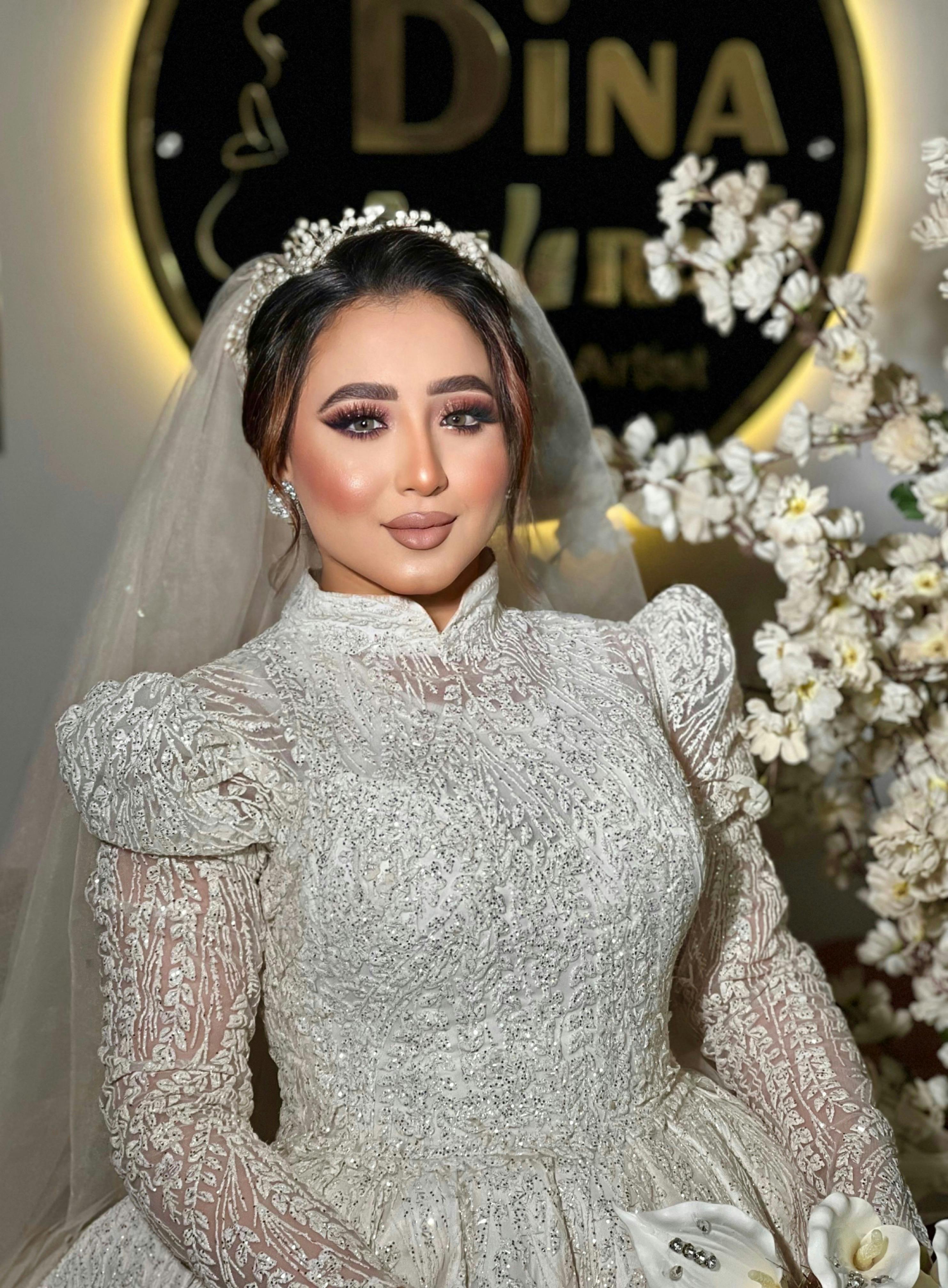 ▻✢♚Wedding-Dresses Bridal-Gowns Dubai Sparkly Mermaid Long-Sleeves Luxury  Beaded-Lace Arabic | Shopee Singapore