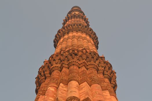 Qutub Minar sunset with architect — Delhi