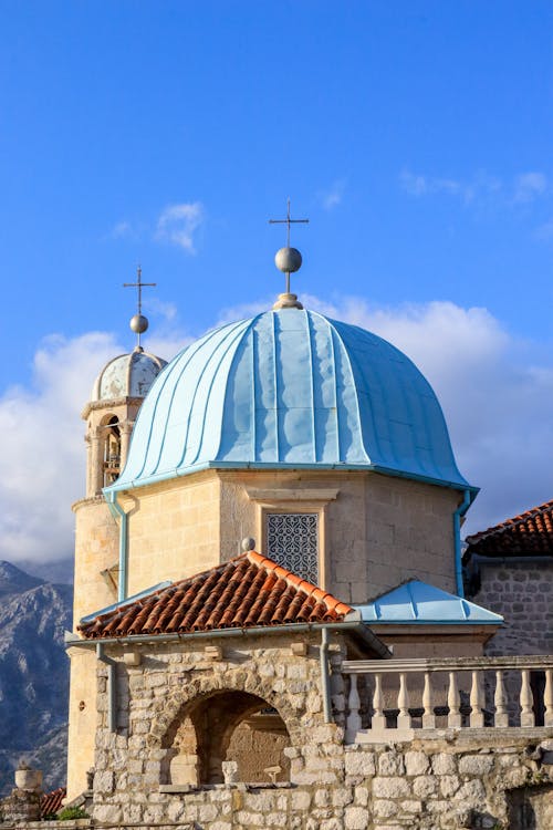 Church with Blue Dome in Kotor 
