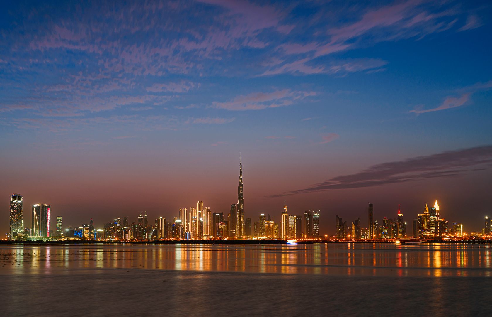 Luxury Dubai skyline with modern skyscrapers showcasing premium real estate investment opportunities