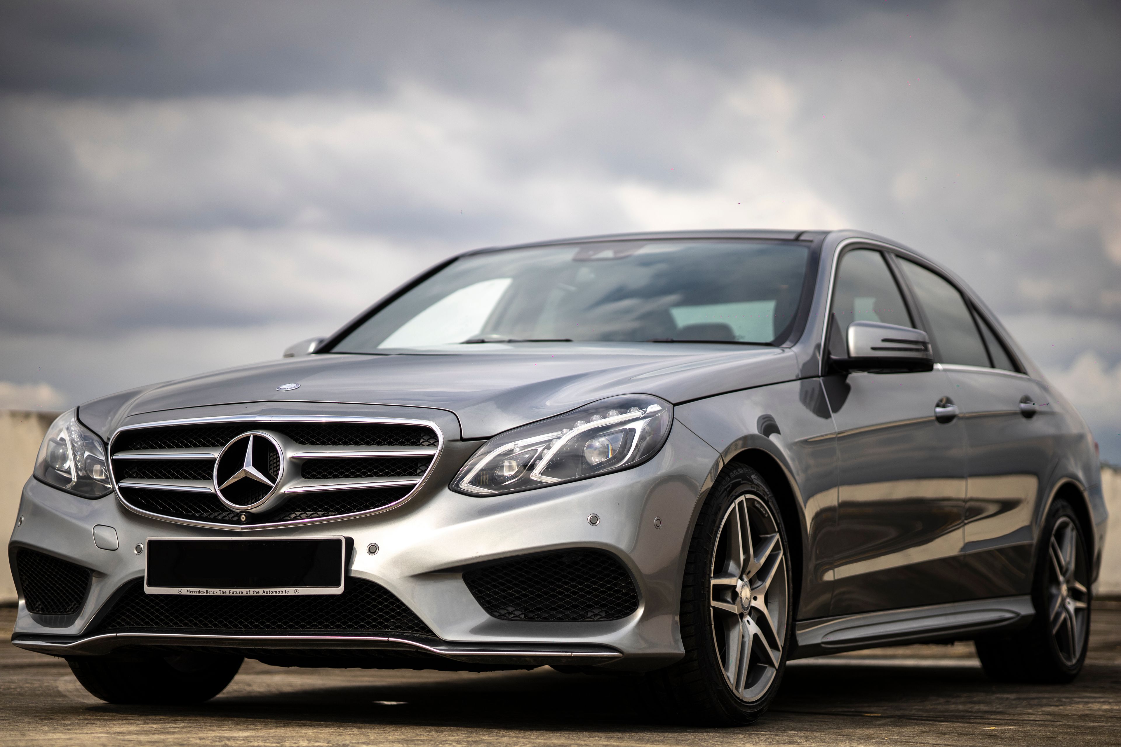 A chauffeur-driven journey at dusk