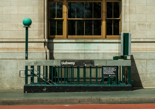 人行道, 入口, 地鐵 的 免费素材图片