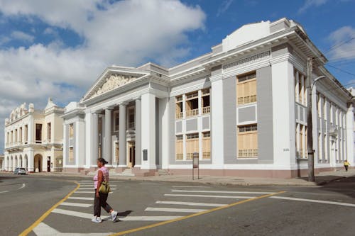 Foto stok gratis arsitektur neoklasik, cienfuegos, colegio san lorenzo