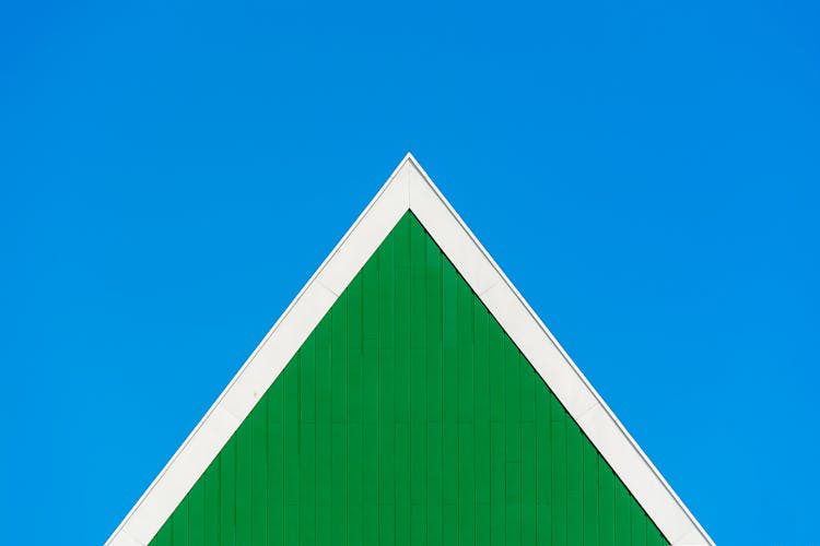 Triangle Rooftop Against Clear Sky