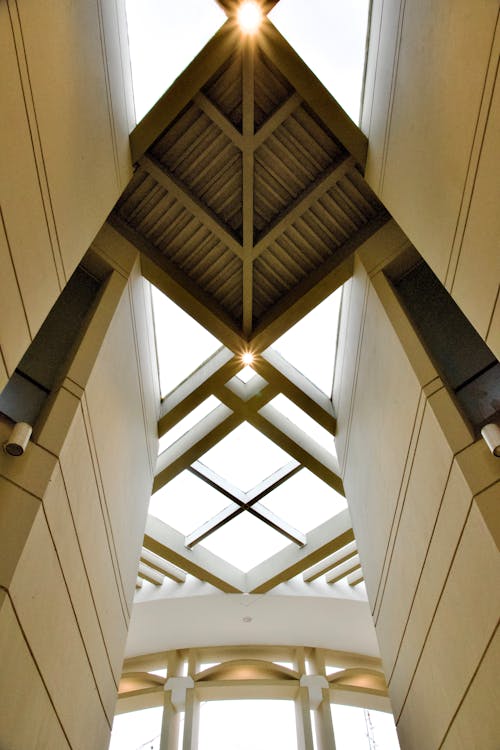 Glass Ceiling in Modern Interior