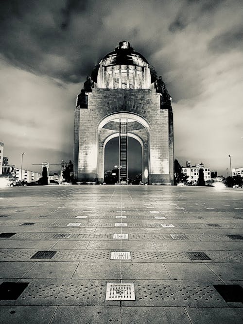 Základová fotografie zdarma na téma černobílý, mexico city, monumento a la revolución