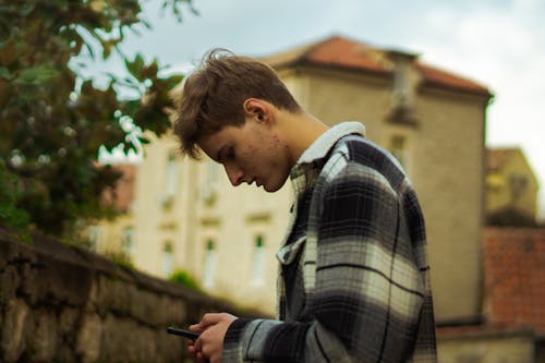 Teenager with Smartphone