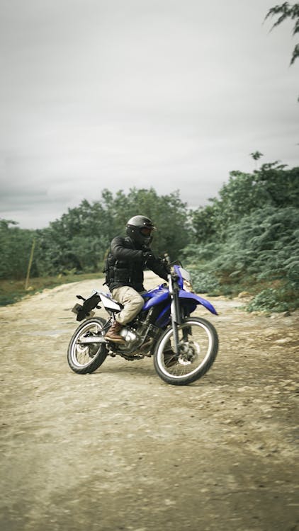 Man Riding Motorcycle