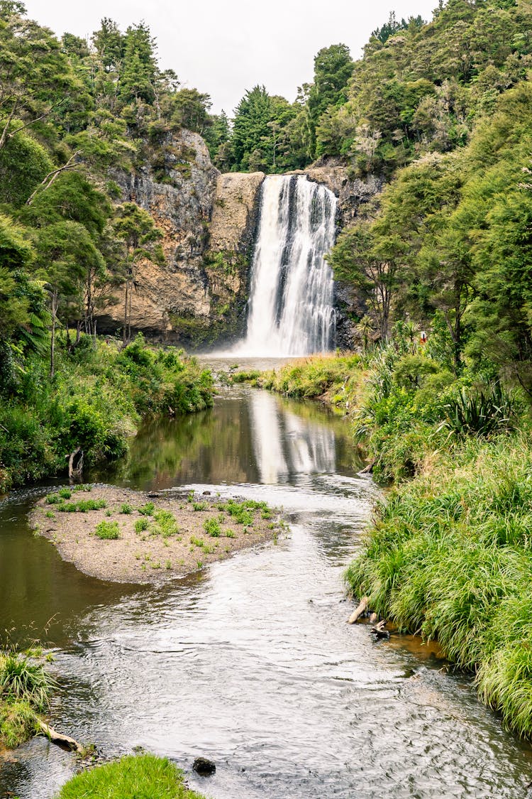 Waterfall In Hunua Ranges Regional Park