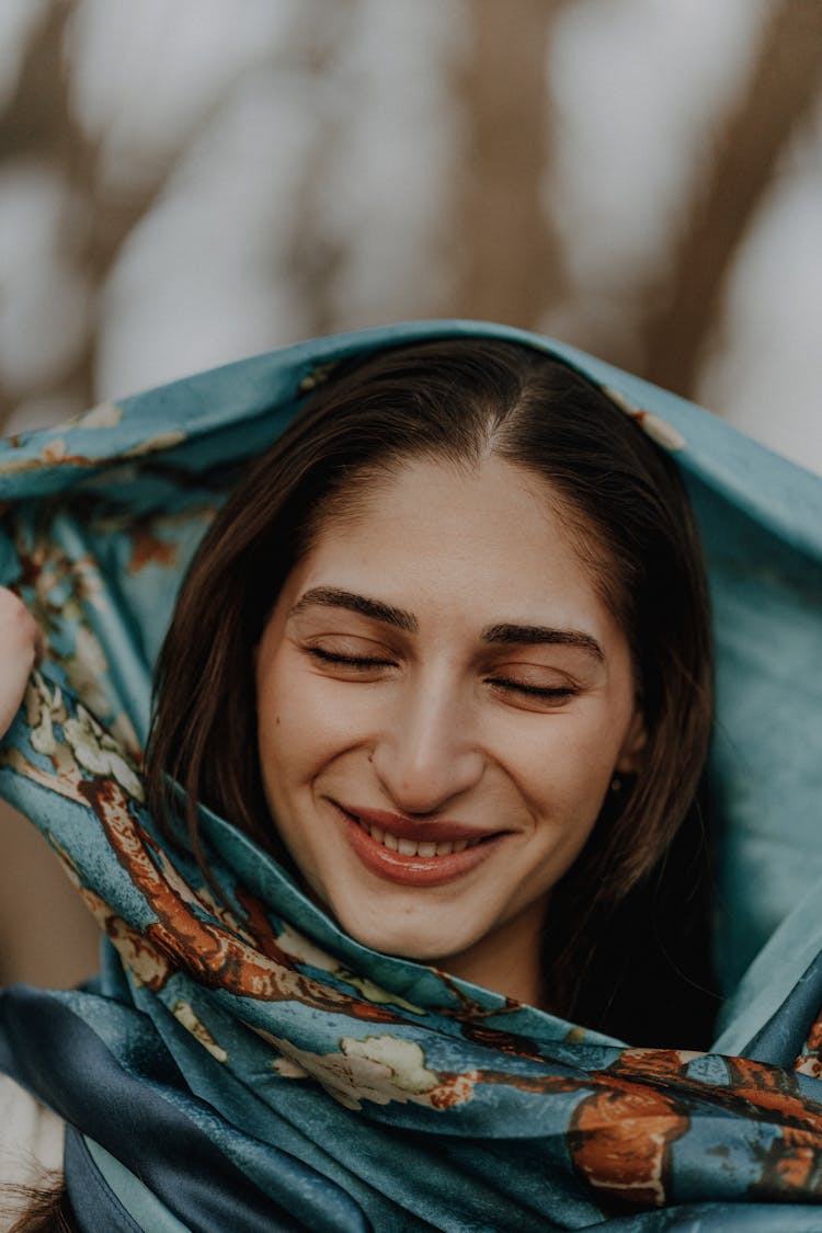 Smiling Woman In Hijab