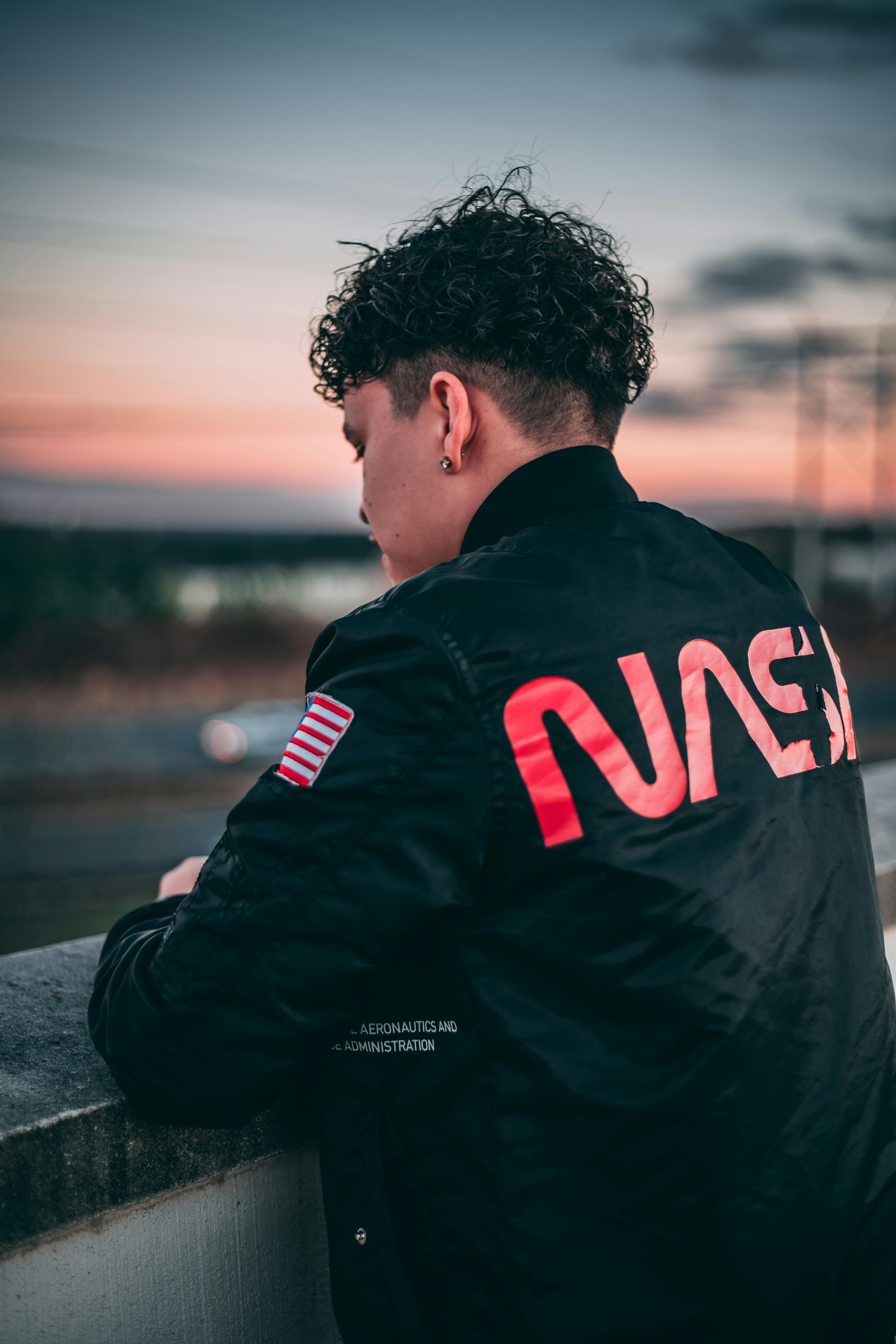 Nasa hot sale jacket red