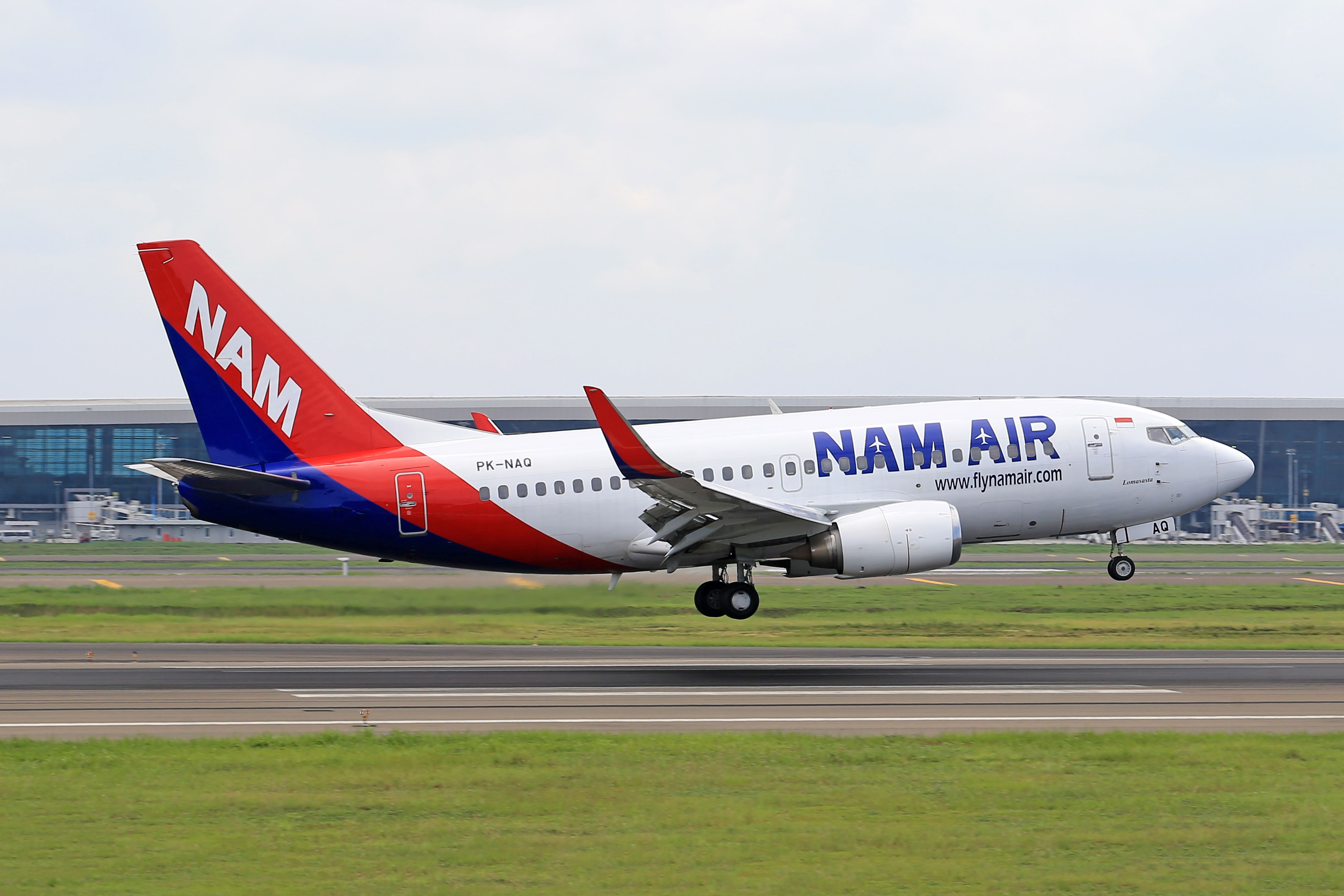 NAM Air Airliner Taking Off at the Airport